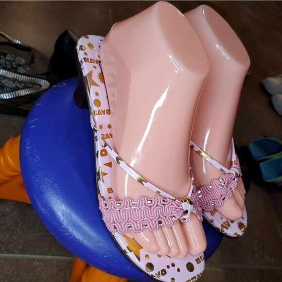 Vintage tess footwear pink sandals - Picture 7 of 15